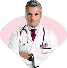 Médico com estetoscópio