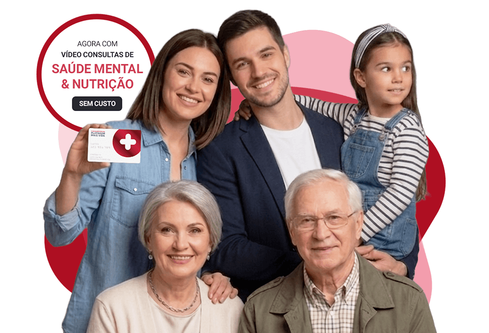 família com cartão platinium mais vida novo